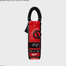 Milwaukee 2237-20 True RMS 600A AC/DC Digital Clamp Meter CAT III 600V