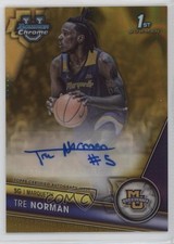 2023-24 Bowman U Chrome Prospect Gold Lava Refractor 32/50 Tre Norman Auto 01uy