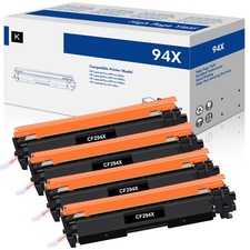 4PK Toner Compatible with HP 94X CF294X LaserJet Pro M118dw MFP M148fdw M149fdw