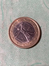 ITALIA 1 euro 2002 FDC con errore di conio dovuto ad asse ruotato di 300 gradi