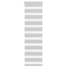 Zebrarollo Hellgrau 45x150 Cm Stoffbreite 40,9 Cm Polyester