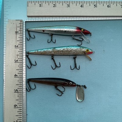 Smithwick Super Rogue 5'' rattle  crankbait lure & Blue Fox & Rebel