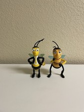 McDonald's Dreamworks Bee Movie Barry B Benson Adam Flayman Wind Up Toy Lot