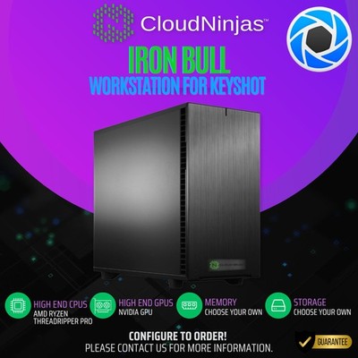 Cloud Ninjas Workstation KeyShot AMD Threadripper 9960X NVIDIA RTX 5080 M.2 NVMe