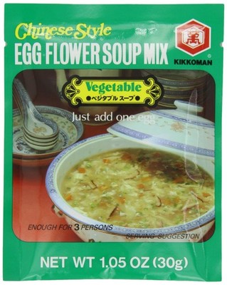 Kikkoman Egg Flower Soup Mix, Vegetable, 1.05 Ounce (Pack of 1)