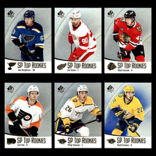 2021 SP Authentic Top Rookies Lot 6 Hockey Cards Jake Neighbours St. Louis Blues