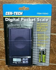 Cen-Tech Digital Pocket Scale ~ Item #93543 (Weights to 17.64 Ounces)