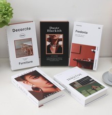 5 PCS Fake Books Decoration Coffee Table Aesthetic Hollow Shelf Living Room