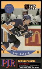 Bob Bassen 1990-91 Pro Set #520 St. Louis Blues Rookie