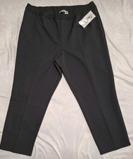 Vintage 80s Levi Bend Over Womens 26W Pull On Elastic Waist Gray Pants NWT