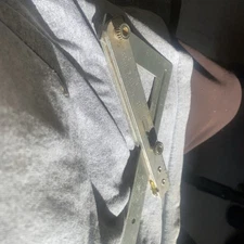 Aluminum Squangle By Mayes No. B45 With Bubble Level