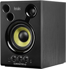 Hercules DJMonitor 42: 2 x 20 watts RMS active monitoring speakers Black