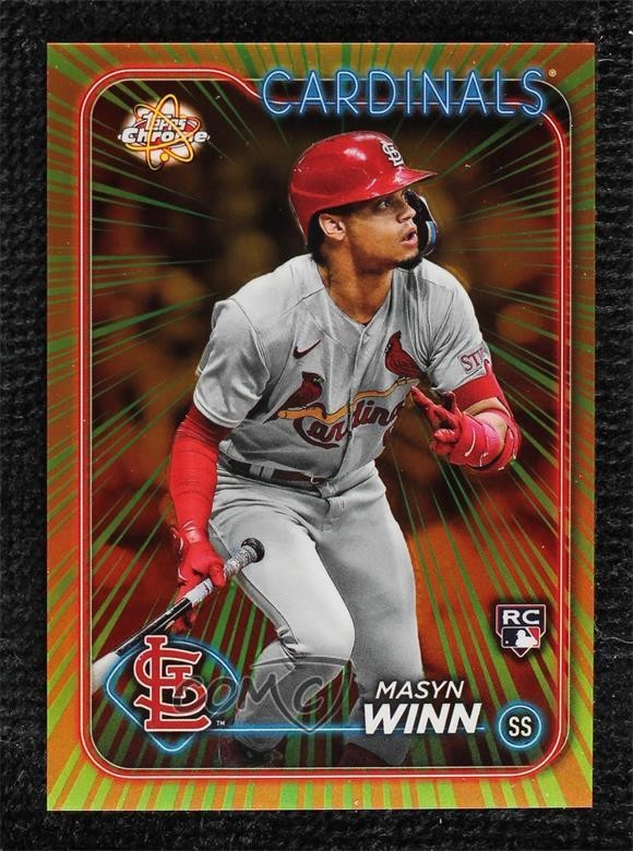 2024 Topps Chrome Radiating Rookies Masyn Winn #RR-9 RC 16xu