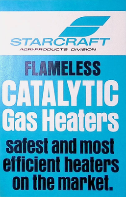 #ad Vintage Farm Machinery Sales Brochure Starcraft Farm Catalytic Gas Heaters Flye $19.00