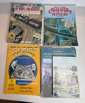 Lot 5 Model Railroading Books HO Scenery Märklin Westcott Frary Schleicher