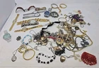 Huge 3lbs+ Vintage To Modern Costume Gold Silver Tone Fashion Jewelry Watch Lot!