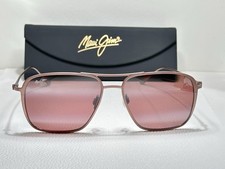 NEW Maui Jim BEACHES Satin Brown POLARIZED Maui Rose Lens Sunglass RS541-19A