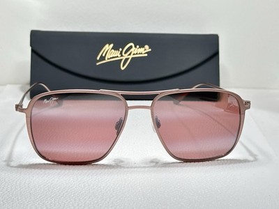NEW Maui Jim BEACHES Satin Brown POLARIZED Maui Rose Lens Sunglass RS541-19A