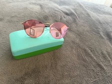 Ray Ban Round Gold Pink Mirrored Sunglasses Unisex