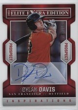2014 Elite Extra Edition Inspirations Die-Cut Signatures Dylan Davis Auto 0l2