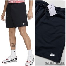 Pantalones Cortos Nike Para Hombre Talla L Essential Club Terry Francés Fluido Negros FN3520 010 Grandes