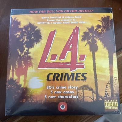 Detective: L.A. Crimes Board Game Portal Games Factory Sealed A Modern Crime