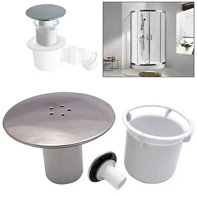 115mm Shower Drain Cover Tray Waste No blocking Trap Plug Hole Cover Replacement