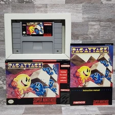 Pac-Attack (Super Nintendo SNES 1993) CIB Tested & Working 