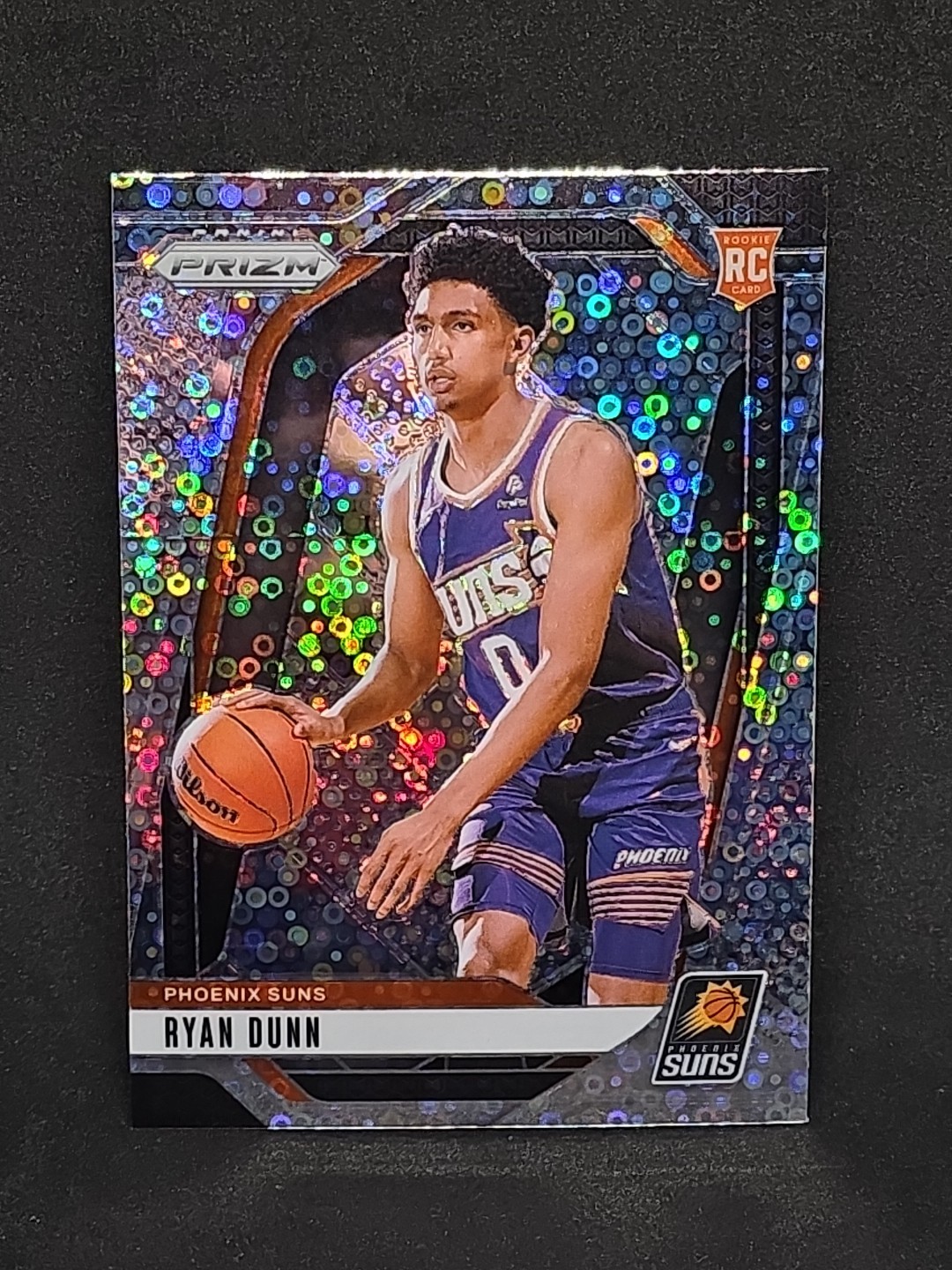2024-25 Panini Prizm Ryan Dunn RC #258 Fast Break Prizm Rookie Suns 