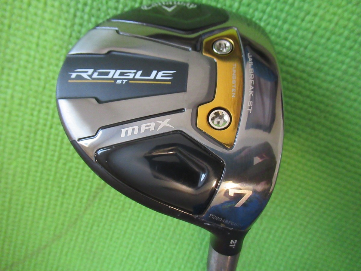 Callaway Rogue Max #7 フェアウェイウッド 21° Excellent Callaway Rogue ST Max 7 21 fairway wood cypher 4.0 flex