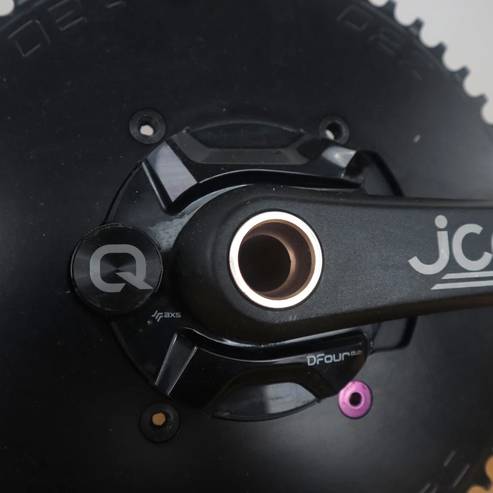 JCOB Short Tri/Road Crankset – 150 mm Arms – 56 T – Quarq AXS DFour Power Meter - Image 2 of 4