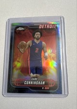 2024-25 Topps Chrome - Cade Cunningham, Cade Cunningham #18 Blue Basketball...