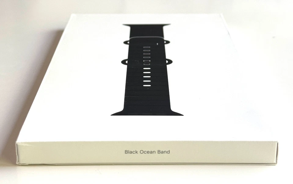 NEW Genuine Apple Brand Black Ocean Band Fits: 44 45 46 49mm Authentic One Size - Image 4 of 4