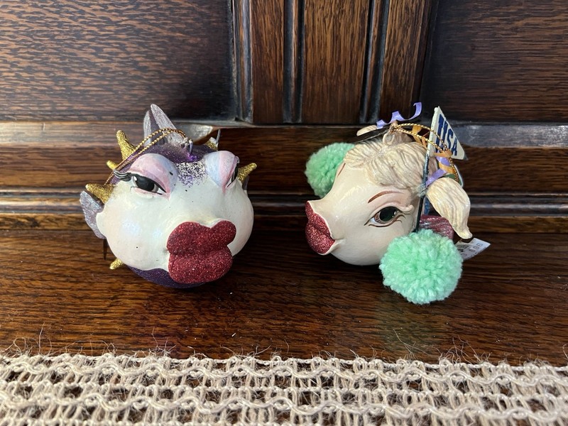 KATHERINE’S Collection Kissing Fish Ornaments *Read