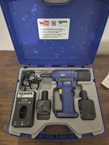 Gesipa 14.4V Cordless Riveting Gun Tool Rivet
