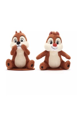  Neu Disney 2023 Chip 'n Dale Plüsch Set Mini Sitzsack 6 1/2 Zoll