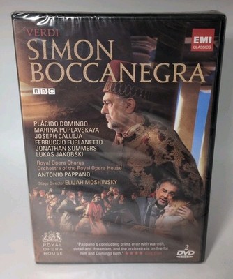 Verdi Simon Boccanegra (BBC DVD) EMI Classics Royal Opera House Brand New B578