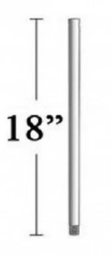 Minka-Aire DR518-SBR 18 Inch Ceiling Fan Downrod - Soft Brass - Picture 2 of 2