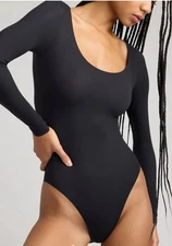 Negative Underwear Base Bodysuit Small NWT Black