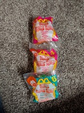  3 1997 Jungle Book Mcdonalds Happy Meal Toys 2 4,6 Vintage New Sealed Mowgli