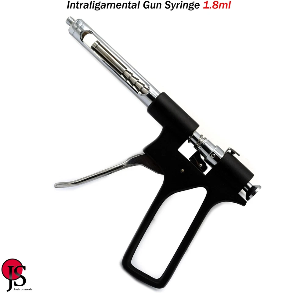 Seringa dental intraligamental para arma 1,8 ml anestesia anestésica dentista - Imagem 3 de 4