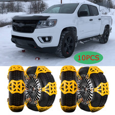 10pcs Car Snow Chains Tire Adjustable Anti Slip Anti-skid For Chevrolet Colorado