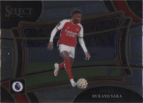 2023-24 BUKAYO SAKA 063/149 PANINI SELECT FIFA MEZZANINE WAVE RED