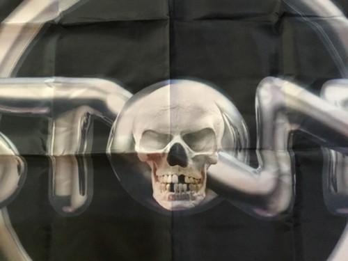 Sandy Harbutt Stone biker Man Cave Banner Flag home decor wall hanging poster  - Picture 3 of 7