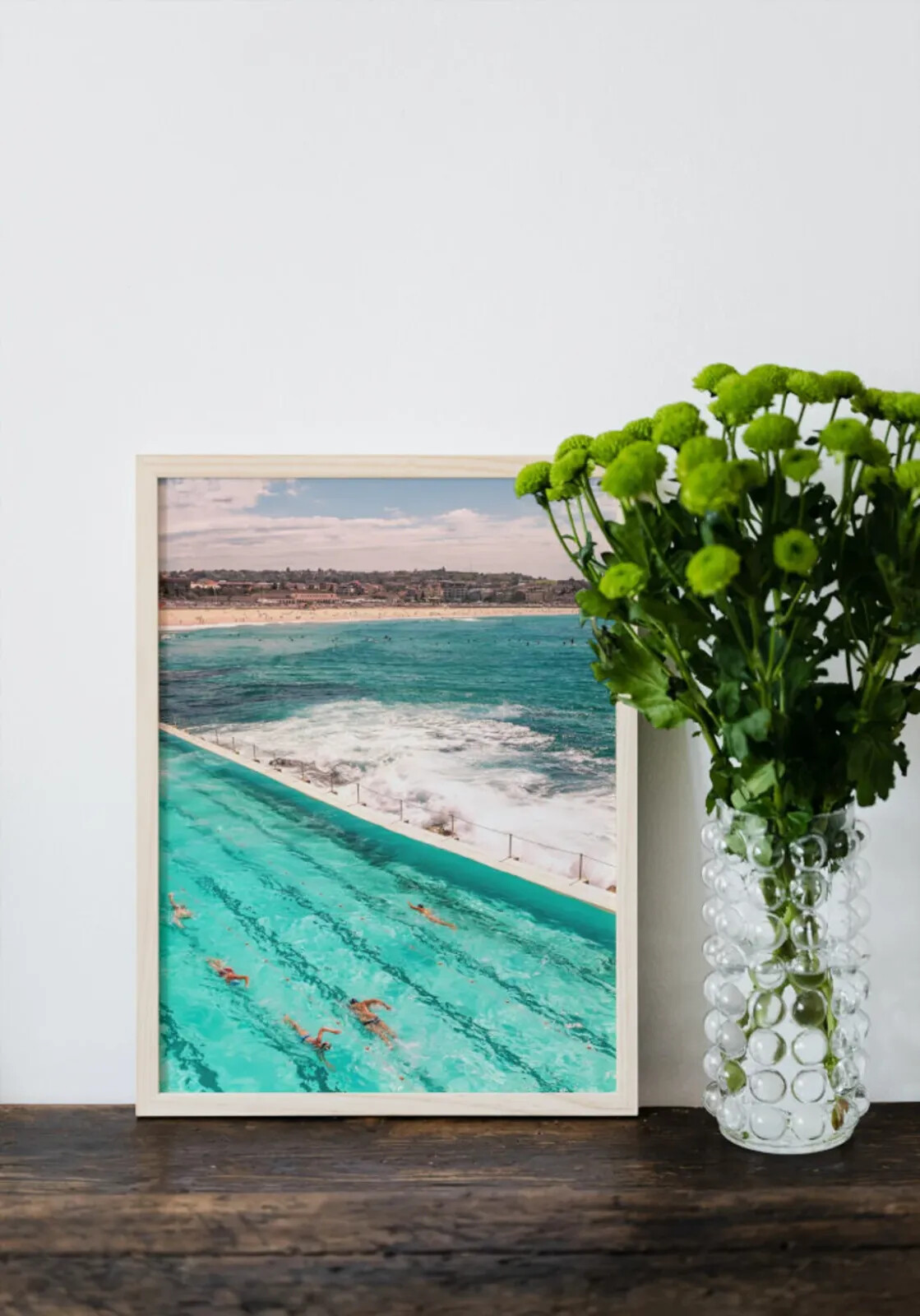 Bondi Beach Coastal Wall Art Poster Premium Quality Choose your Size