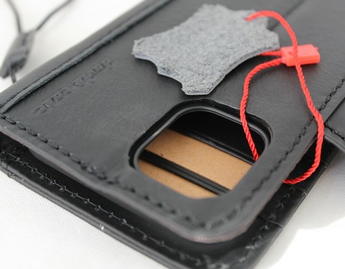 Genuine Real Leather Case For Apple iPhone 12 Mini Wallet Luxury Cards Cover Il - Picture 5 of 6