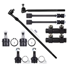 10x Front Tie Rod Drag Link Ball Joints Sway Bars For Ford F-250 1985-1993 1994