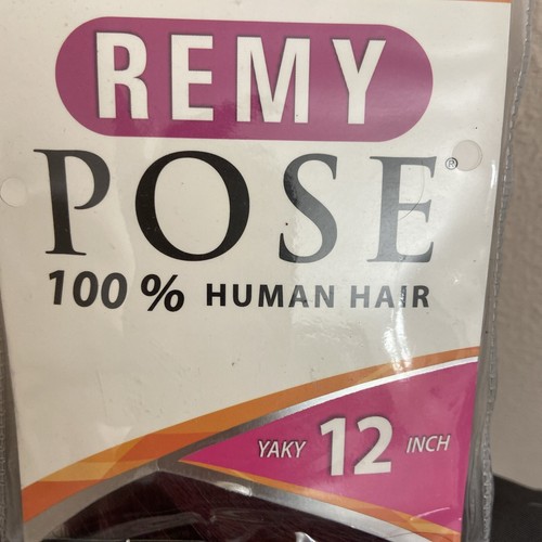 New Model Model Remy Pose Human Hair Yaky 12in Color 530 - Picture 3 of 13