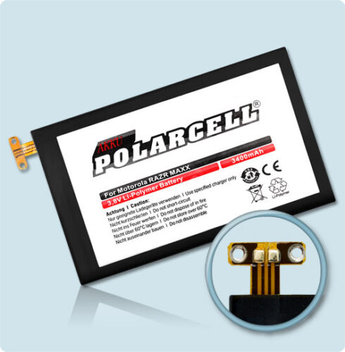 PolarCell Battery for Motorola Droid Razr Maxx XT912M EB40 SNN5910A SNN5910B Accu - Picture 1 of 1