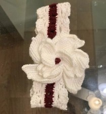 Baby Girls Flowers Handmade Crochet Headband